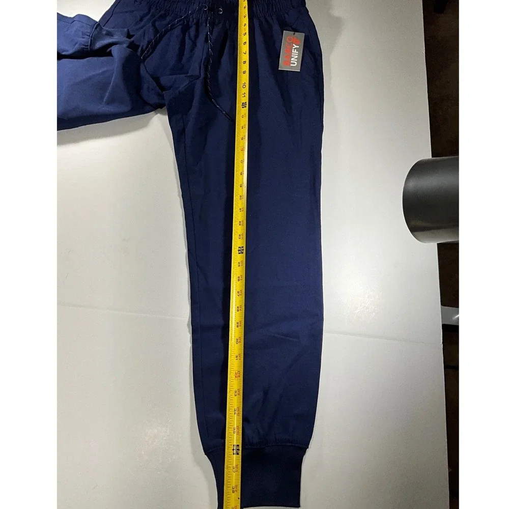 Barco Unify Women Navy Blue Scrub Jogger Pants Medium NWT Drawstring Cargo